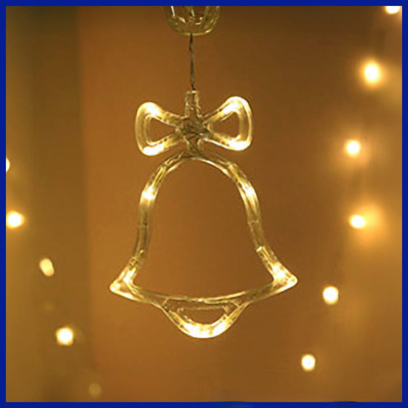 Bell-themed festive lights