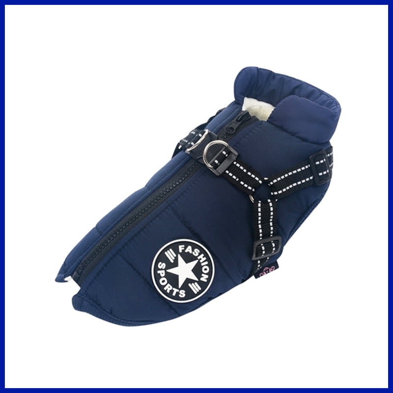 Blue stylish Waterproof Dog Vest