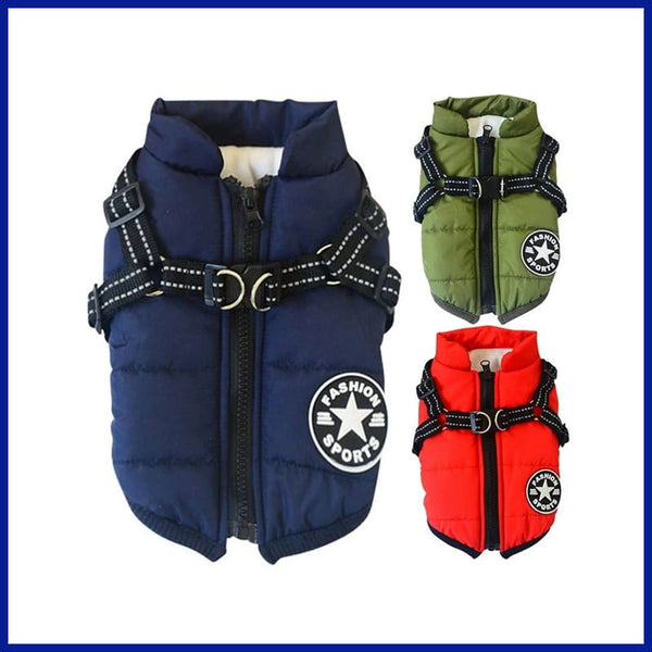 Chic waterproof dog vest