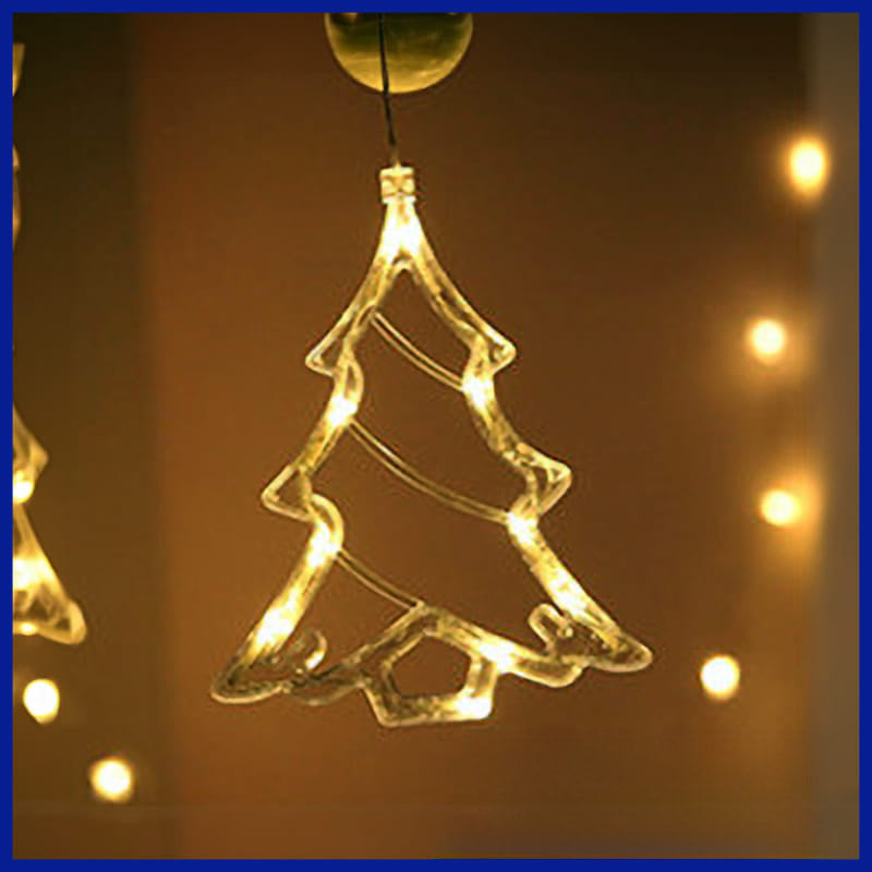 Christmas-Tree-themed festive lights