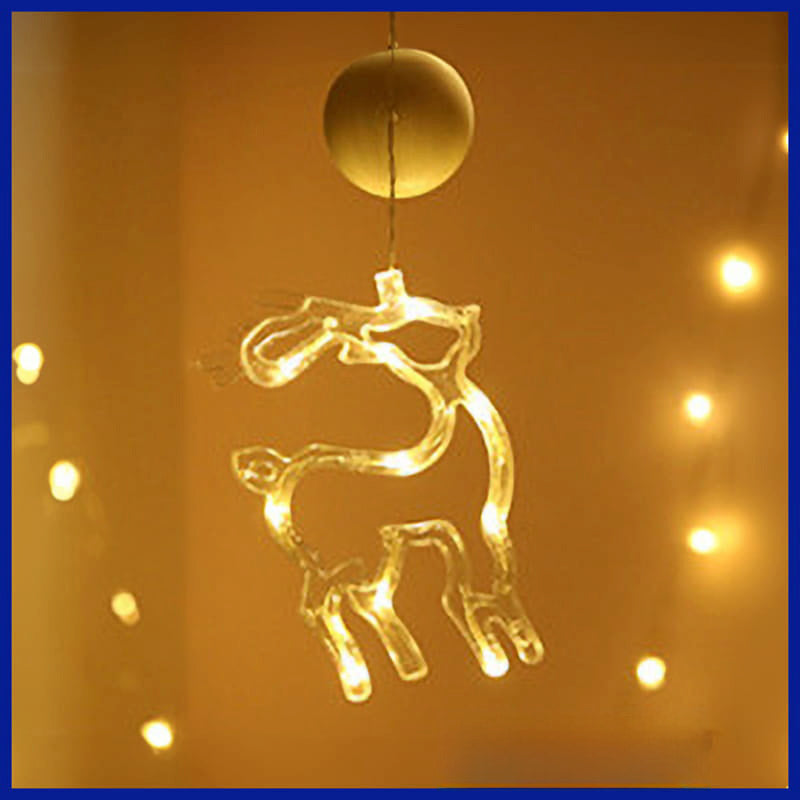 Deer-themed festive lights
