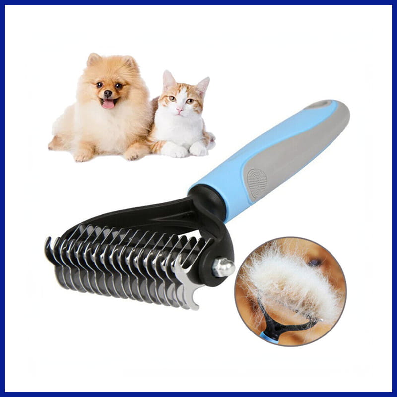 Dual Use Pet Grooming Rake - Dogs & Cats