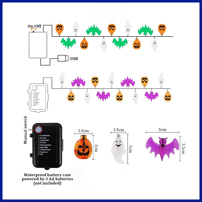 Halloween String Lights Electric Circuit