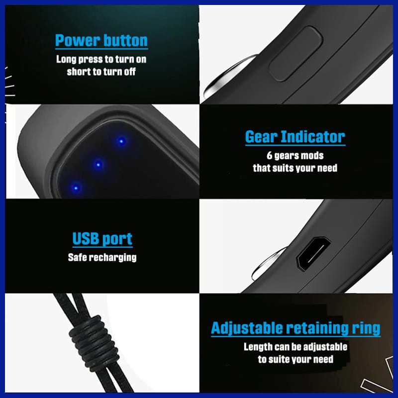 Power Button, Gear Indicator, USB Port, Retaining Ring