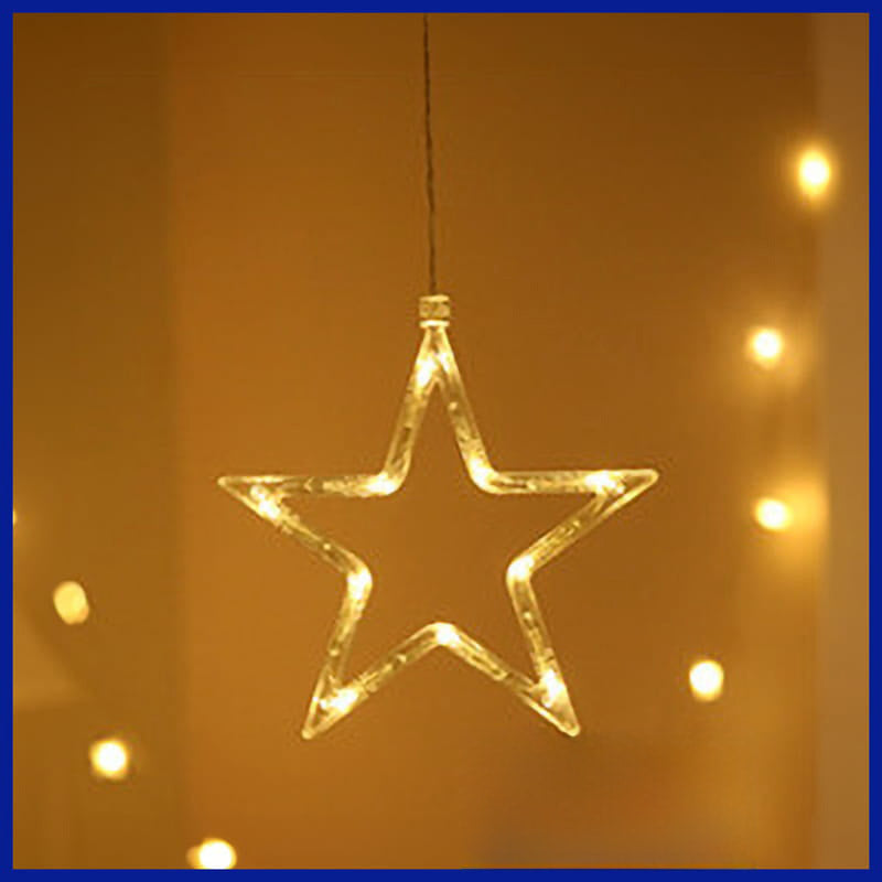 Star-themed festive lights