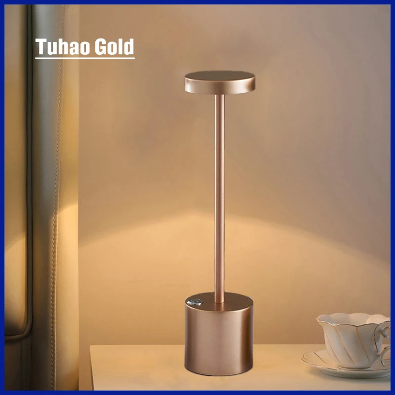 Tuhao Gold Dimmable LED Desk Lamp