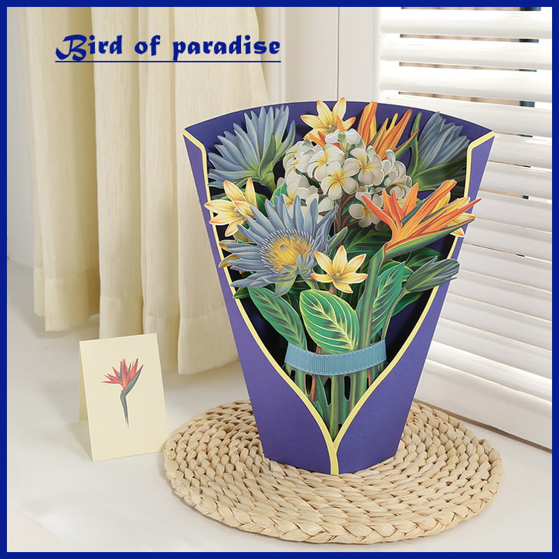 Vibrant Bird of paradise 3D Bouquet