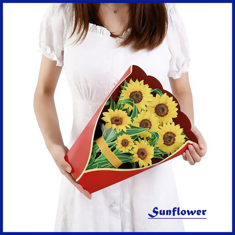 Vibrant Sunflower 3D Bouquet