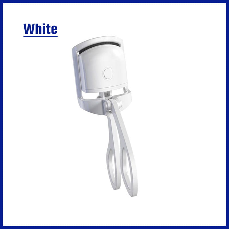 White Heated Lash Curler