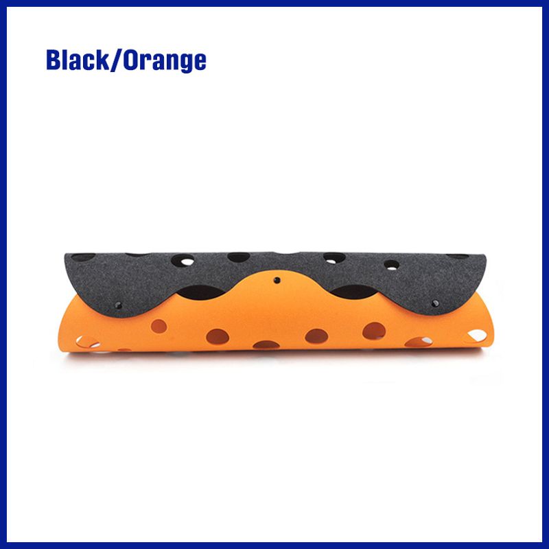 Black & Orange Felt Cat Tunnel