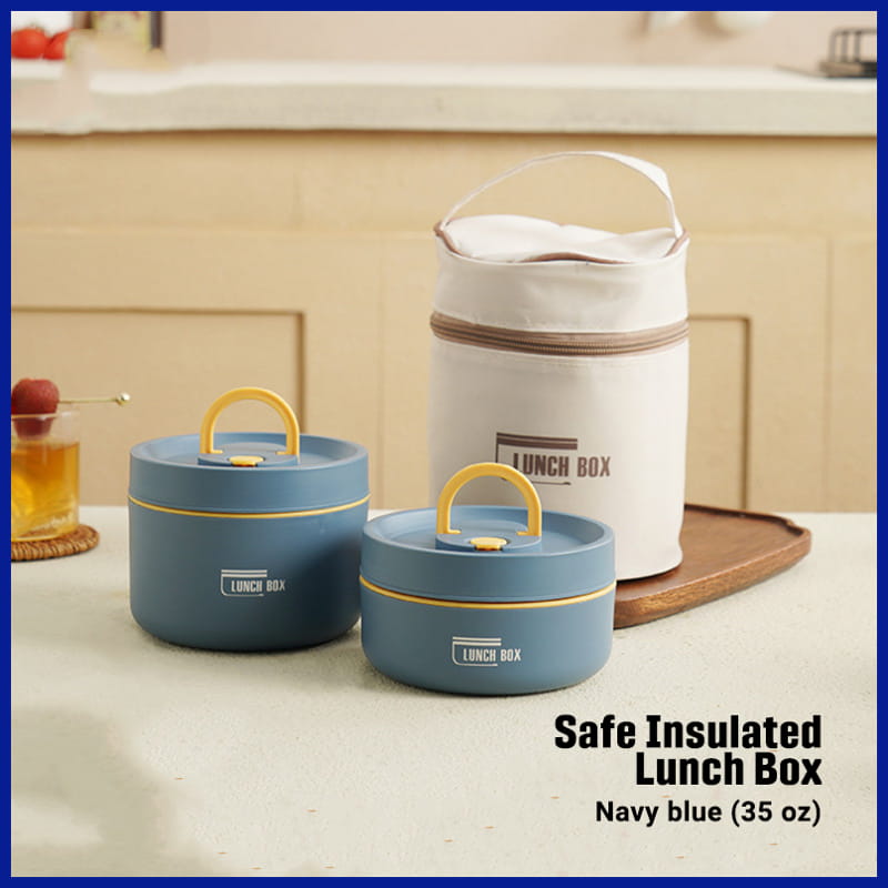 Blue 2-Piece Lunch Box Set
