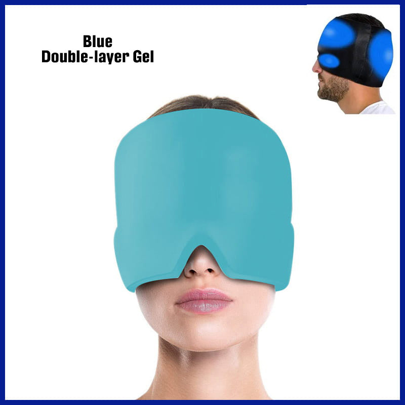 Blue Double-Layer Cooling Therapy Cap