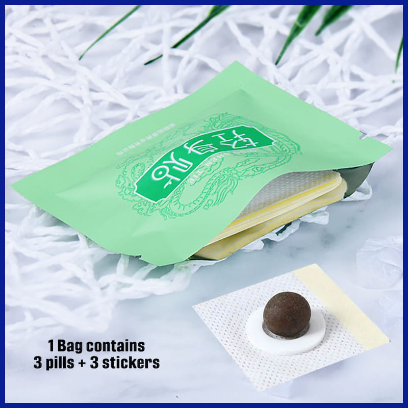 One Bag: 3 Pills & Stickers