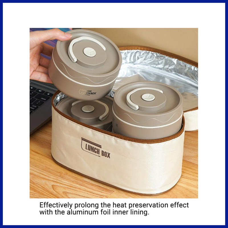 Packed with Efficient Aluminum Foil Heat Preservation