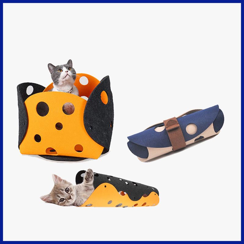 Versatile Cat Tunnel: Tunnel, Carpet, Bed