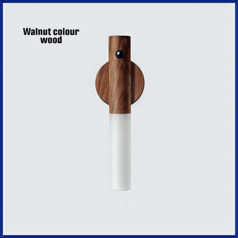 Walnut wood motion sensor night light